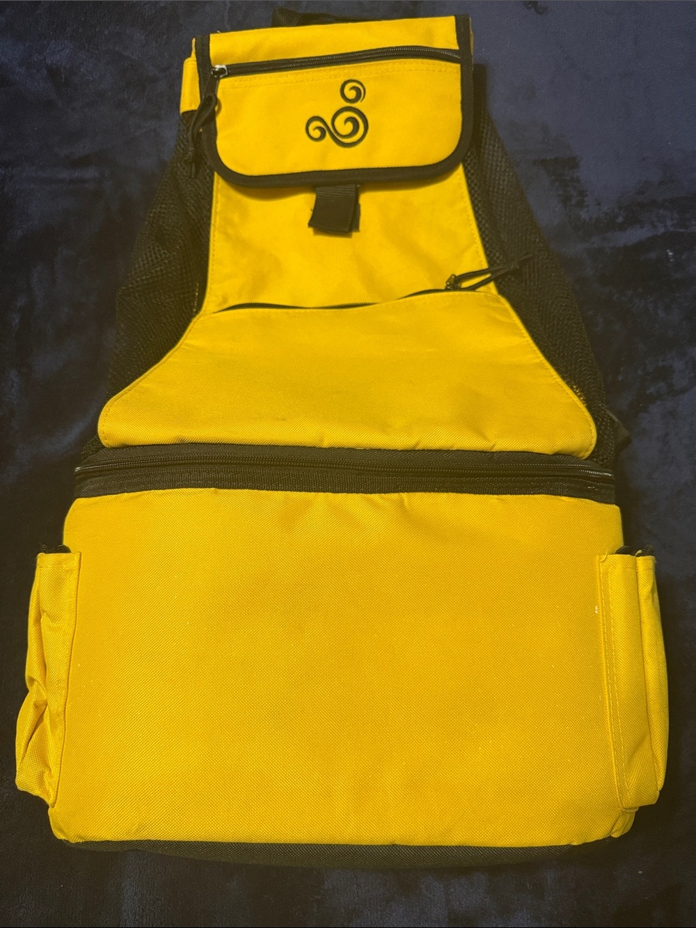 Disney Yellow Sling Pack with Front Pocket - Bottom Cooler Like New